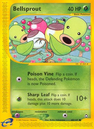 Bellsprout (68/147) [Aquapolis] - Common