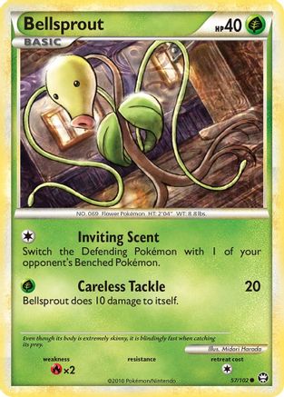 Bellsprout (57/102) [Triumphant] Reverse Holofoil - Common