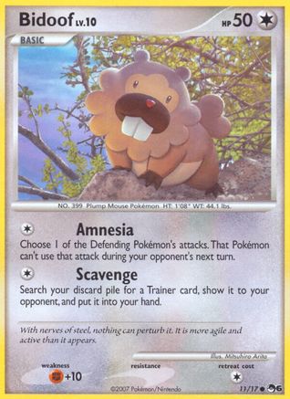 Bidoof (11/17) [POP Series 6] - Common