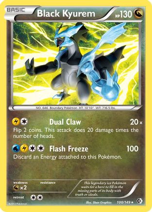 Black Kyurem (100/149) [Boundaries Crossed] - Rare