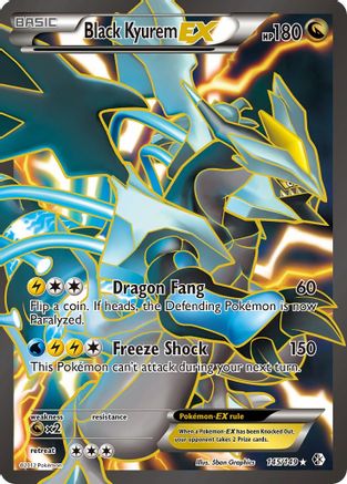 Black Kyurem EX (145 Full Art) (145/149) [Boundaries Crossed] Holofoil - Ultra Rare