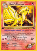 Blaine's Ninetales (021/132) [Gym Challenge] 1st Edition - Rare