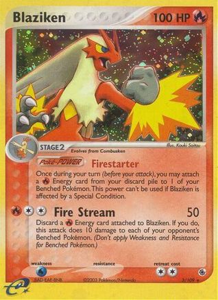 Blaziken (3/109) [Ruby and Sapphire] Reverse Holofoil - Holo Rare