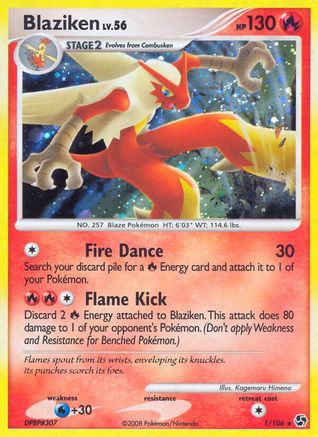 Blaziken (1/106) [Great Encounters] Holofoil - Holo Rare