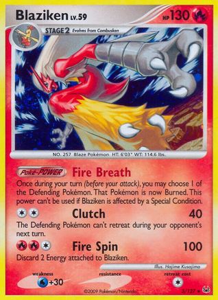 Blaziken (3/127) [Platinum] Reverse Holofoil - Holo Rare