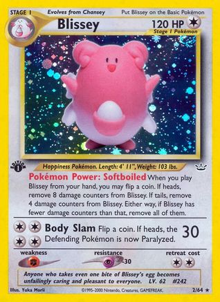 Blissey (2/64) [Neo Revelation] 1st Edition Holofoil - Holo Rare