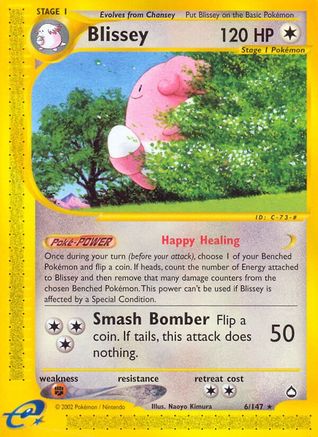 Blissey (6/147) [Aquapolis] Reverse Holofoil - Rare