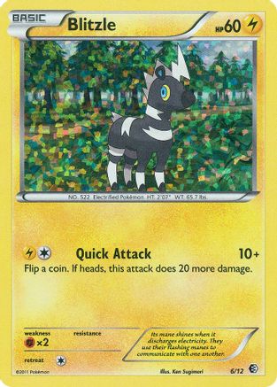 Blitzle (6/12) [McDonalds Promos 2011] Holofoil - Promo