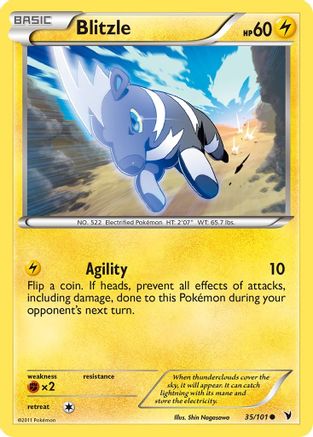 Blitzle (35/101) [Noble Victories] Reverse Holofoil - Common