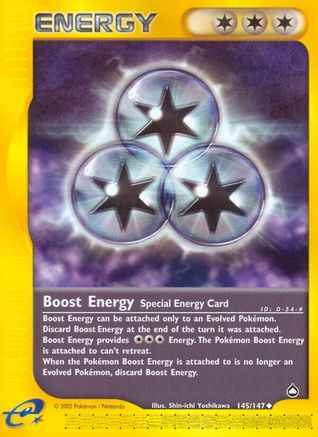 Boost Energy (145/147) [Aquapolis] - Uncommon