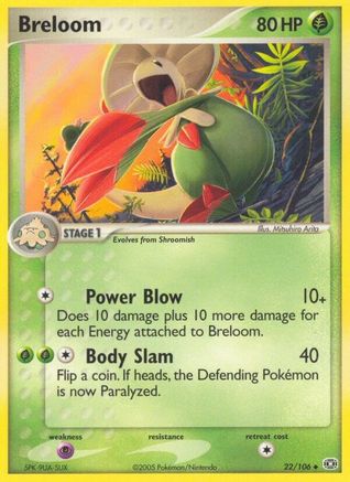 Breloom (22/106) [Emerald] Reverse Holofoil - Uncommon