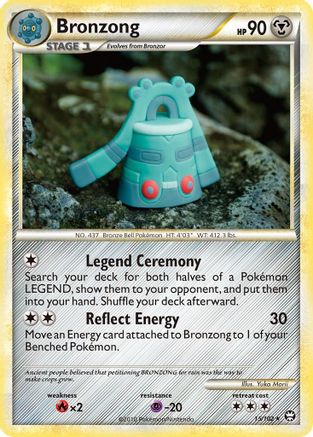Bronzong (15/102) [Triumphant] Reverse Holofoil - Rare