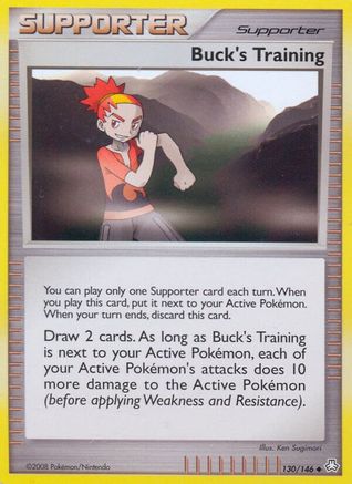 Buck's Training (130/146) [Legends Awakened] Reverse Holofoil - Uncommon