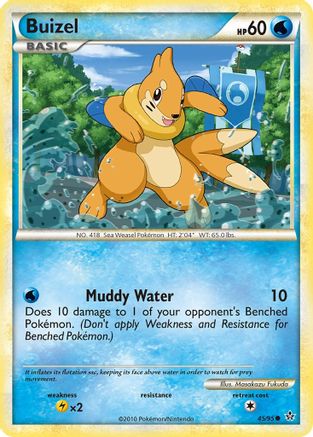 Buizel (45/95) [Unleashed] Reverse Holofoil - Common