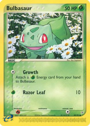 Bulbasaur (039/95) [Team Magma vs Team Aqua] Reverse Holofoil - Common