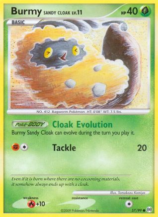 Burmy Sandy Cloak (057/99) [Arceus] - Common