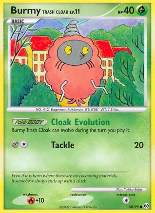 Burmy Trash Cloak (058/99) [Arceus] Reverse Holofoil - Common