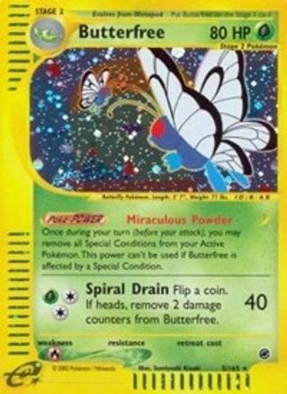 Butterfree (5/165) [Expedition] Holofoil - Holo Rare