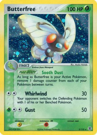 Butterfree (2/112) [FireRed & LeafGreen] Reverse Holofoil - Holo Rare