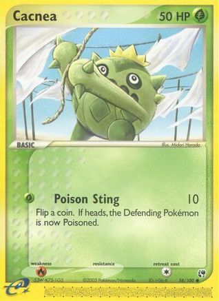 Cacnea (58/100) [Sandstorm] Reverse Holofoil - Common