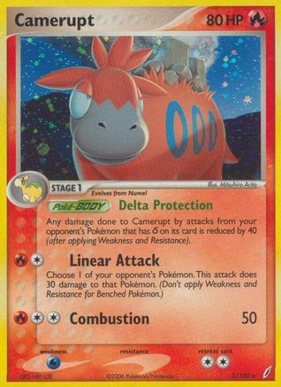 Camerupt (003/100) [Crystal Guardians] Reverse Holofoil - Holo Rare