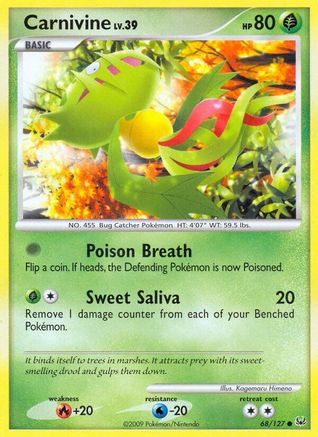 Carnivine (68/127) [Platinum] Reverse Holofoil - Common