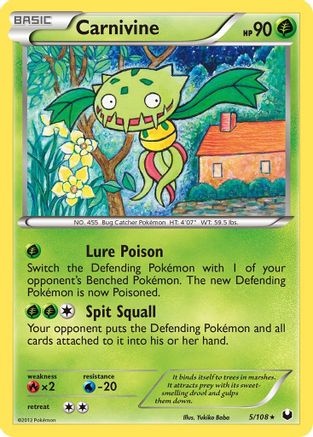 Carnivine (5/108) [Dark Explorers] Reverse Holofoil - Rare
