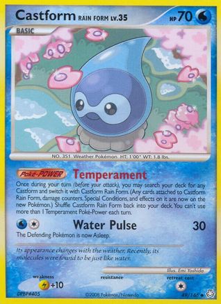 Castform Rain Form (49/146) [Legends Awakened] Reverse Holofoil - Uncommon