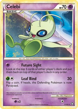 Celebi (003/102) [Triumphant] Reverse Holofoil - Holo Rare