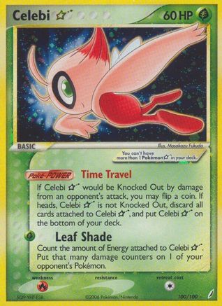 Celebi Star (100/100) [Crystal Guardians] Holofoil - Ultra Rare