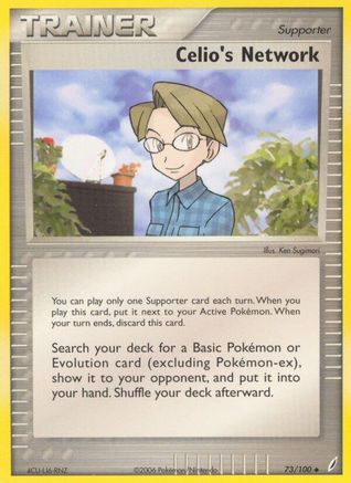 Celio's Network (073/100) [Crystal Guardians] Reverse Holofoil - Uncommon