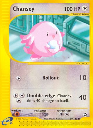 Chansey (069/147) [Aquapolis] Reverse Holofoil - Common