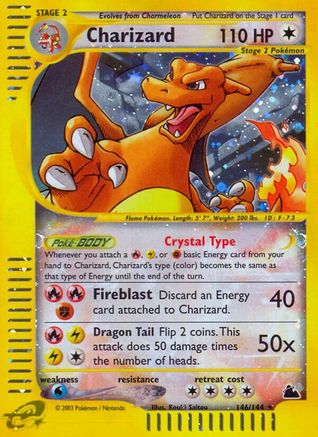 Charizard (146/144) [Skyridge] Holofoil - Secret Rare