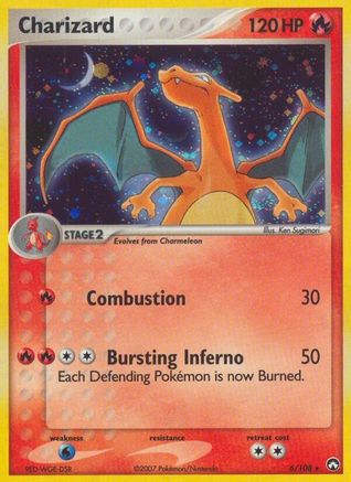 Charizard (6/108) [Power Keepers] Reverse Holofoil - Holo Rare