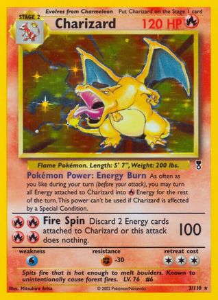 Charizard (3/110) [Legendary Collection] Holofoil - Holo Rare