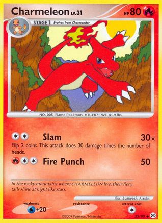 Charmeleon (035/99) [Arceus] Reverse Holofoil - Uncommon