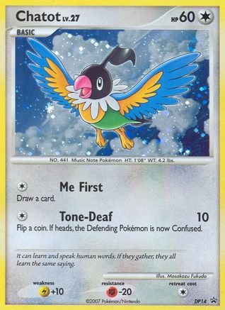 Chatot - DP14 (DP14/56) [Diamond and Pearl Promos] Holofoil - Promo