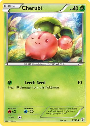 Cherubi (6/135) [Plasma Storm] Reverse Holofoil - Common