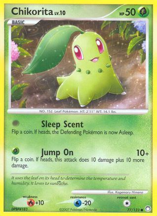 Chikorita (077/123) [Mysterious Treasures] - Common