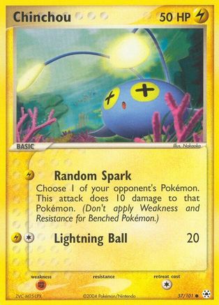 Chinchou (57/101) [Hidden Legends] - Common
