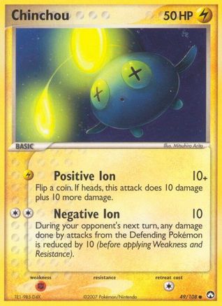 Chinchou (049/108) [Power Keepers] Reverse Holofoil - Common