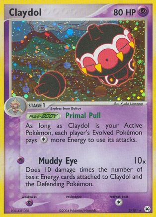 Claydol (2/101) [Hidden Legends] Reverse Holofoil - Holo Rare