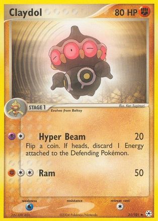 Claydol (31/101) [Hidden Legends] Reverse Holofoil - Uncommon