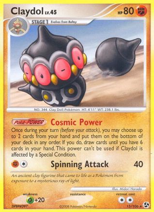Claydol (15/106) [Great Encounters] - Rare