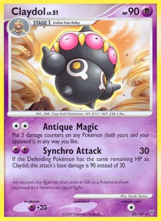 Claydol (22/147) [Supreme Victors] Reverse Holofoil - Rare