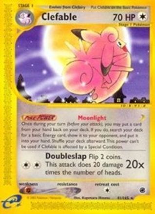 Clefable (041/165) [Expedition] Reverse Holofoil - Rare