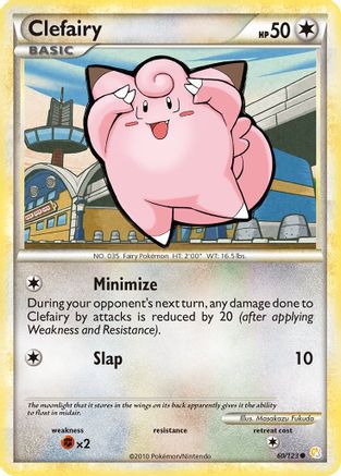Clefairy (060/123) [HeartGold SoulSilver] Reverse Holofoil - Common