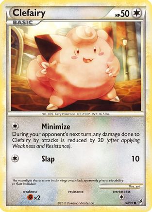 Clefairy (054/95) [Call of Legends] Reverse Holofoil - Common