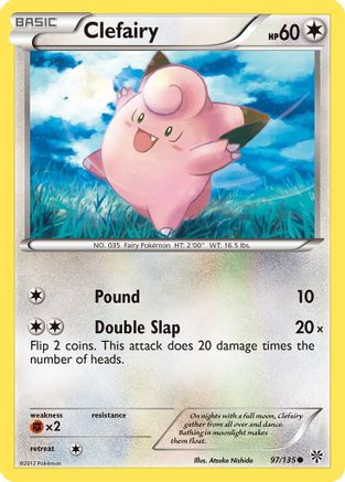 Clefairy (097/135) [Plasma Storm] Reverse Holofoil - Common