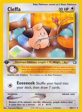 Cleffa (020/111) [Neo Genesis] 1st Edition - Rare